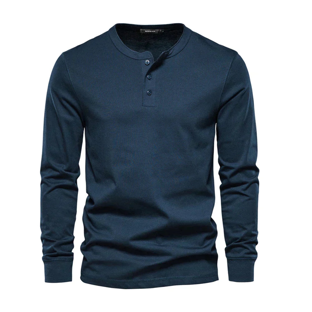 Chemise manches longues homme boutonnée casual confortable