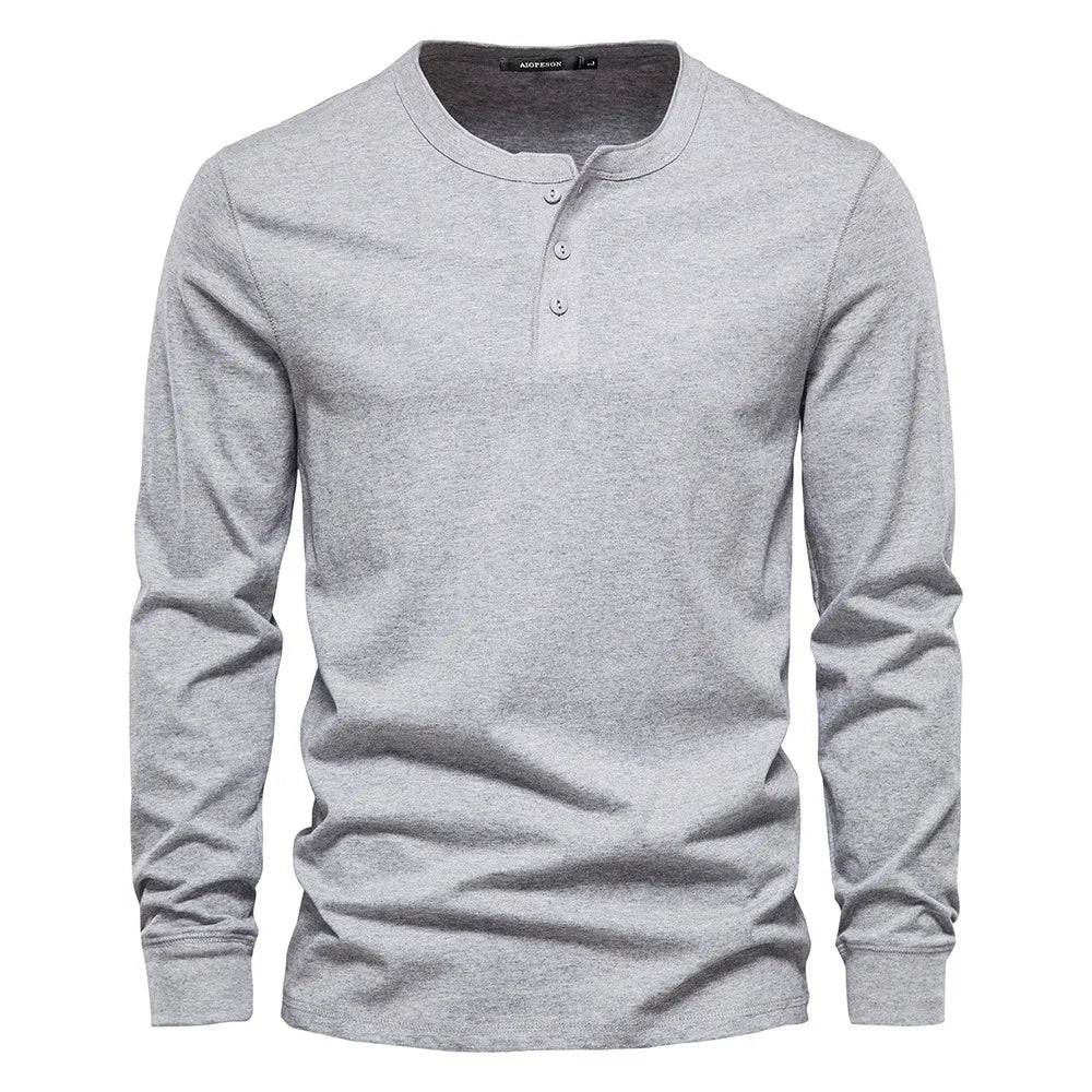 Chemise manches longues homme boutonnée casual confortable