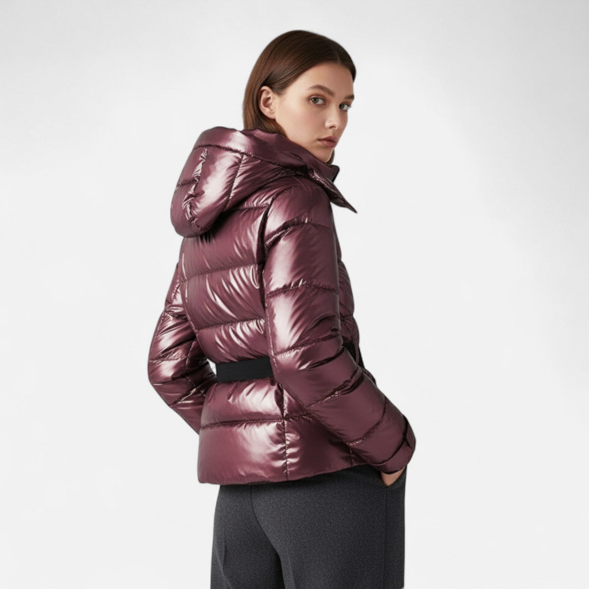 Chaqueta de esquí entallada para mujer, impermeable, elegante y de alto rendimiento
