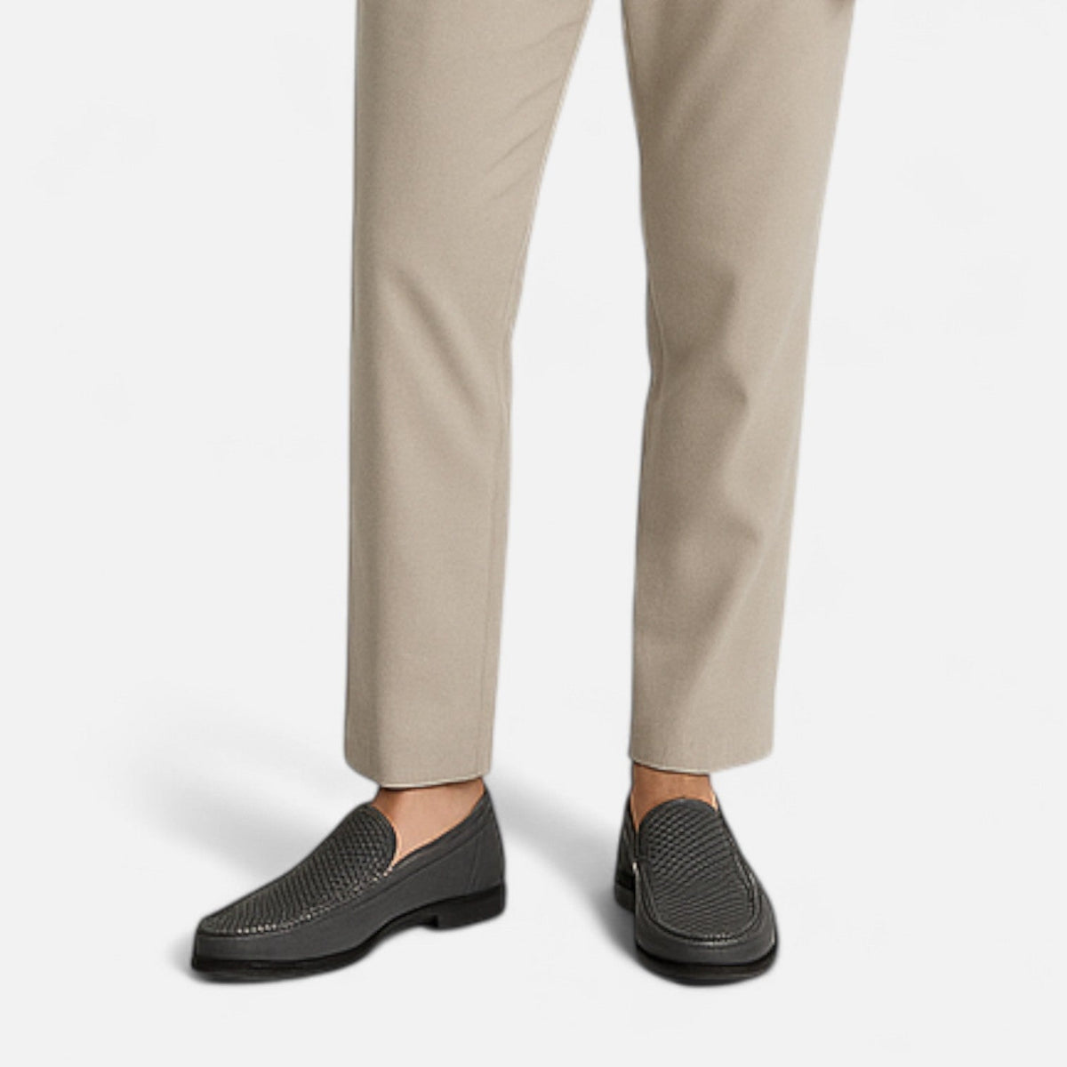 Mocassins homme cuir sans lacets élégants bureau cérémonie