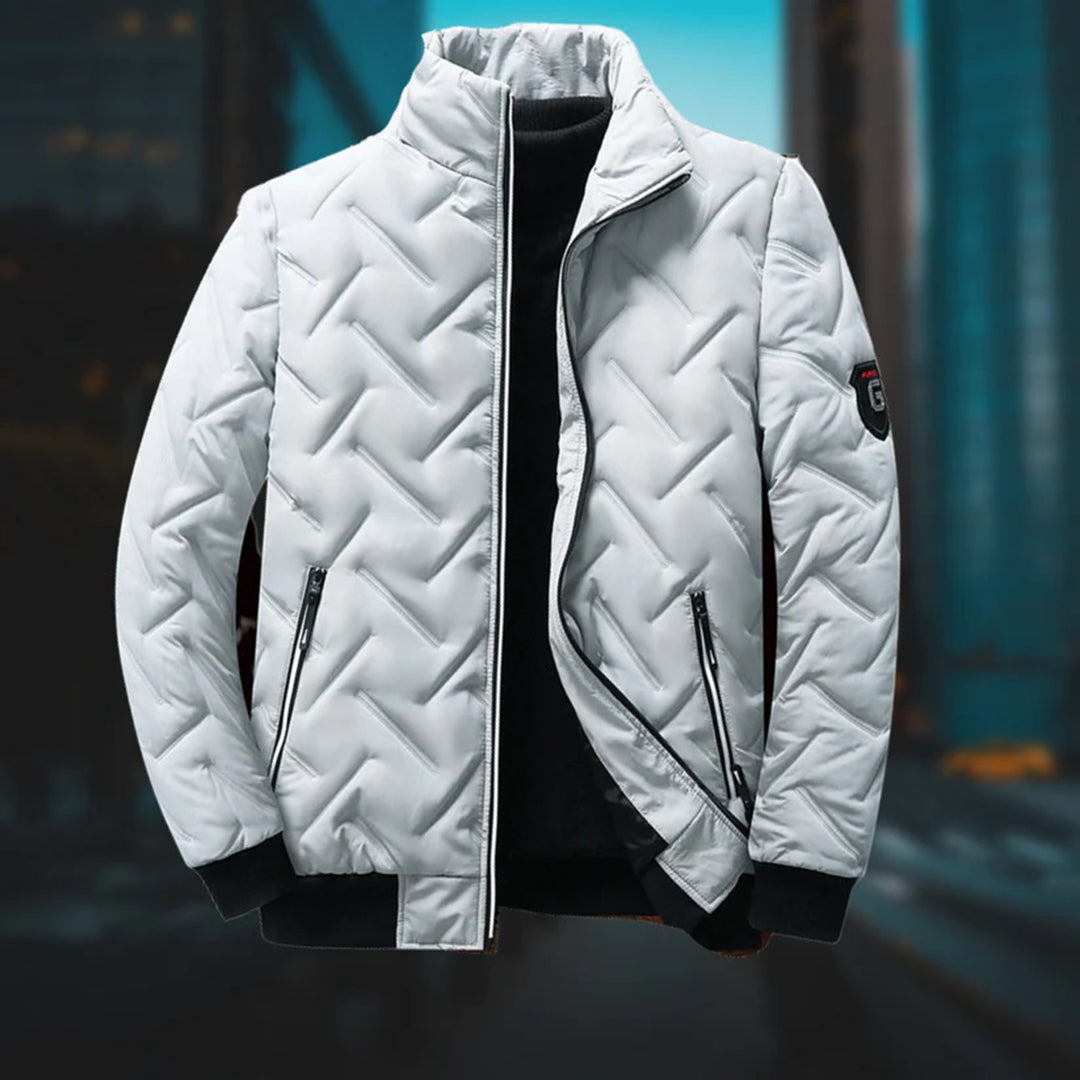 Lightweight men’s puffer jacket by Hugo, insulated for everyday comfort