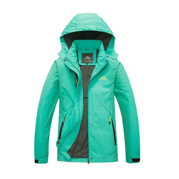 Veste randonnée femme imperméable capuche amovible respirante