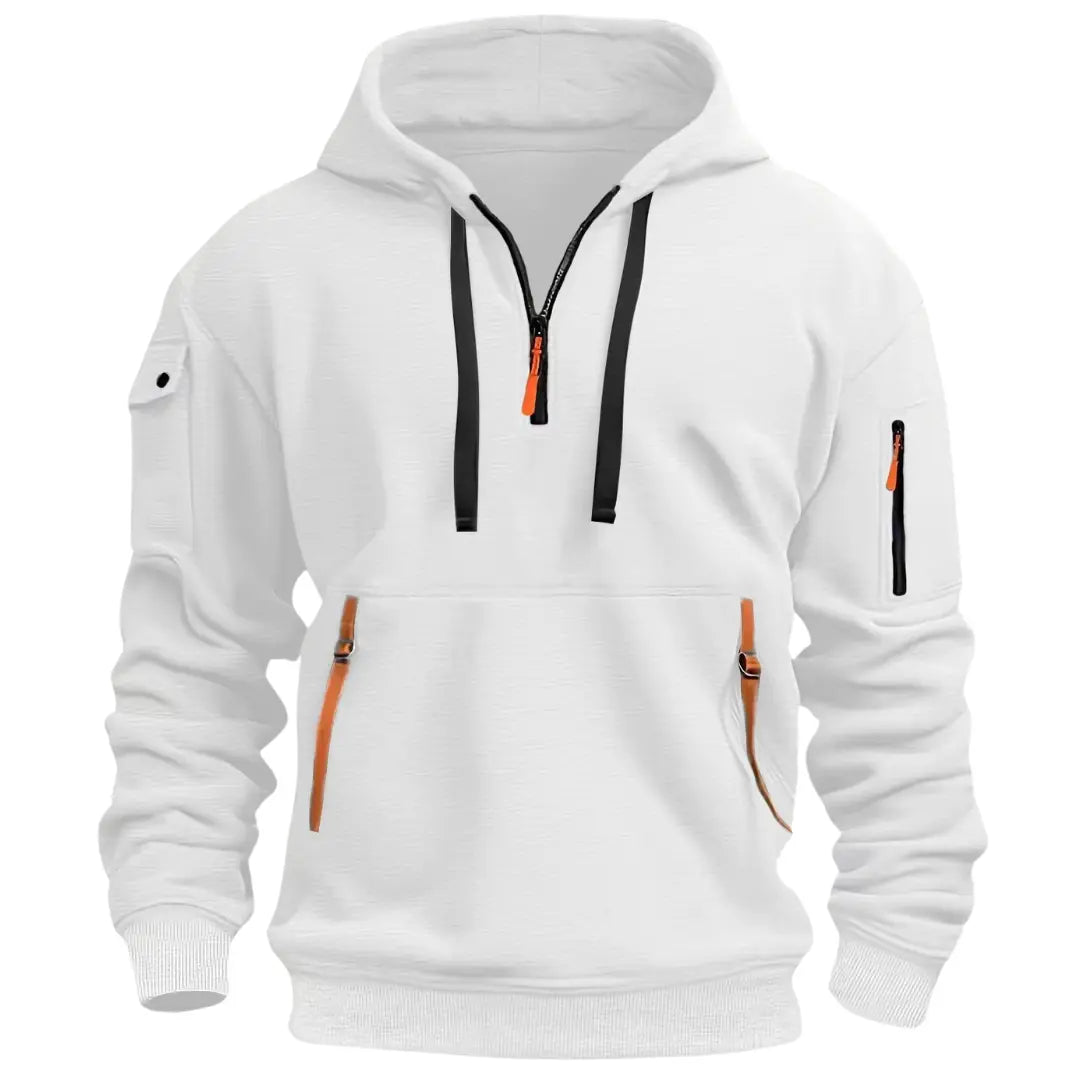 Sudadera cómoda, funcional e informal con capucha para hombre