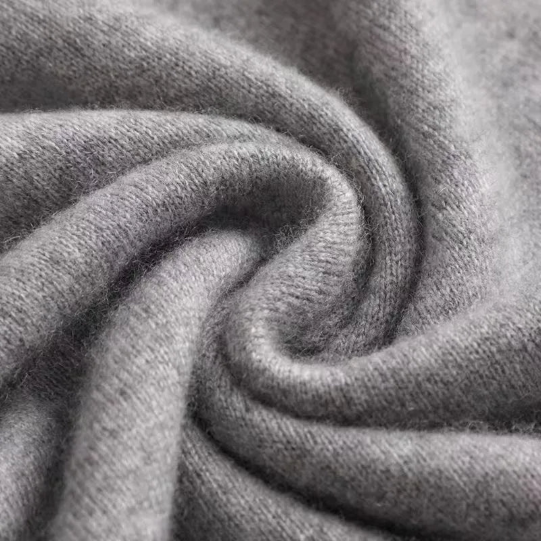 Maglione da uomo lavorato a maglia, girocollo classico e bordi a coste, per l’inverno
