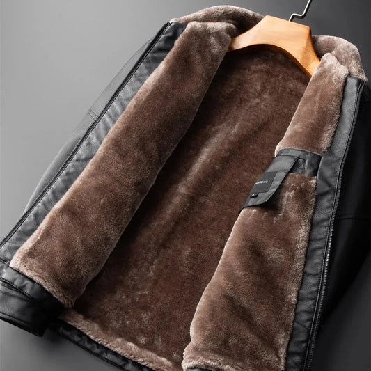Veste cuir homme style cavalier robuste caractère affirmé