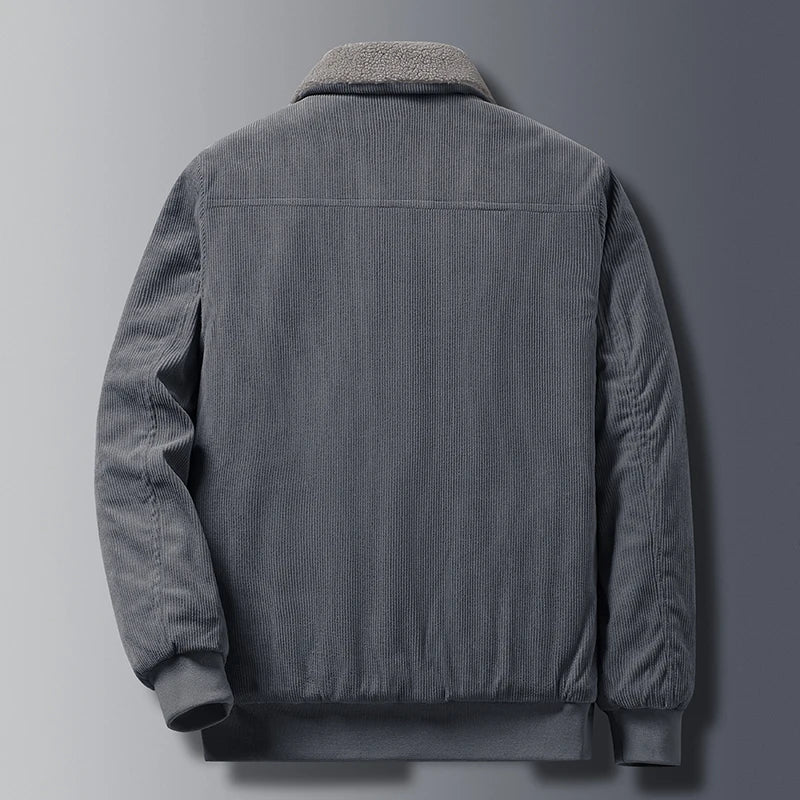 Chaqueta para hombre de corte clásico, estilo de casa de moda refinado