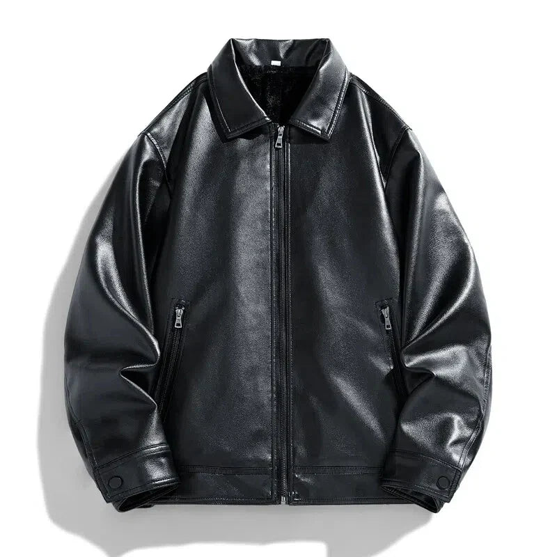 Blouson cuir homme style bomber intemporel robuste élégant