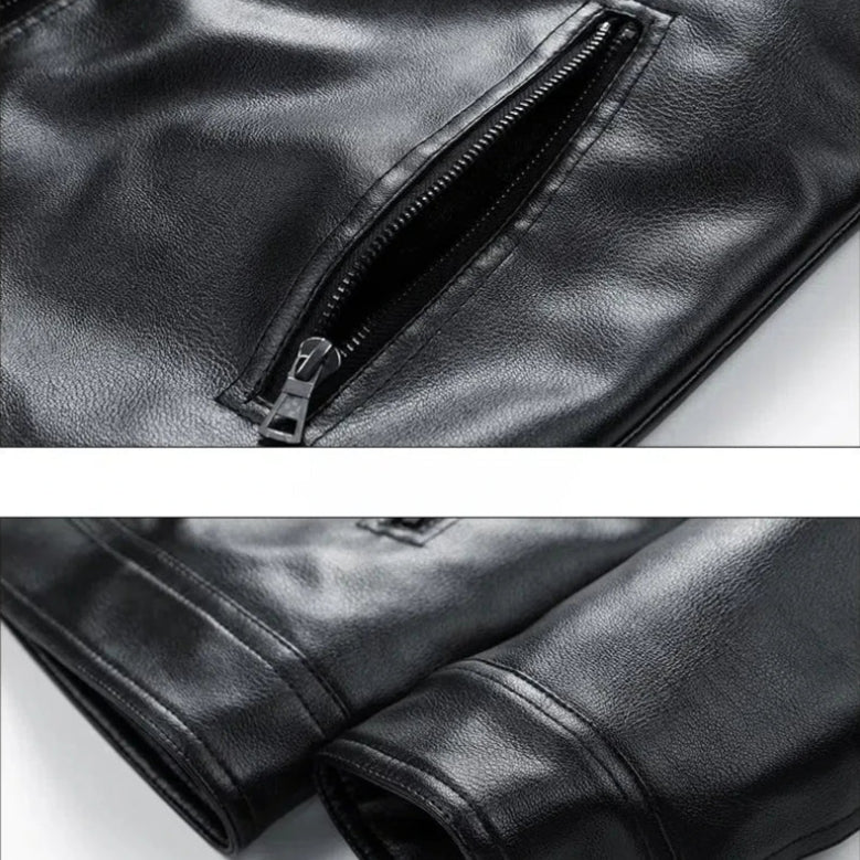 Blouson cuir homme style bomber intemporel robuste élégant