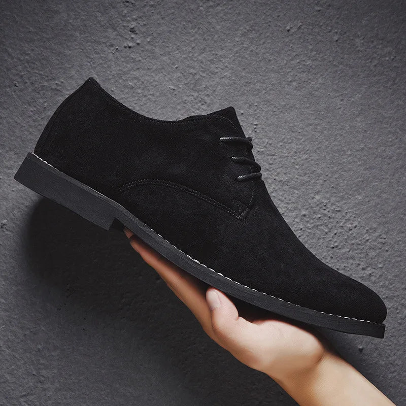 Chaussures oxford homme cuir daim élégant formel bureau