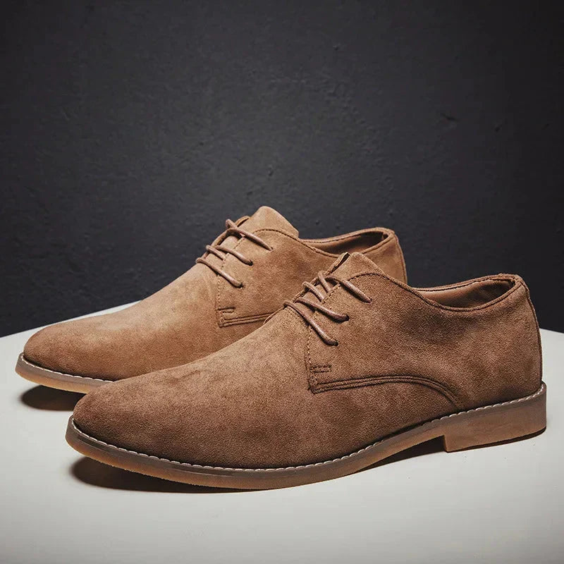 Chaussures oxford homme cuir daim élégant formel bureau