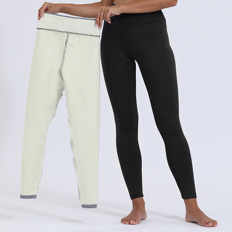 Leggings de mujer con forro polar, cálidos y cómodos para el invierno