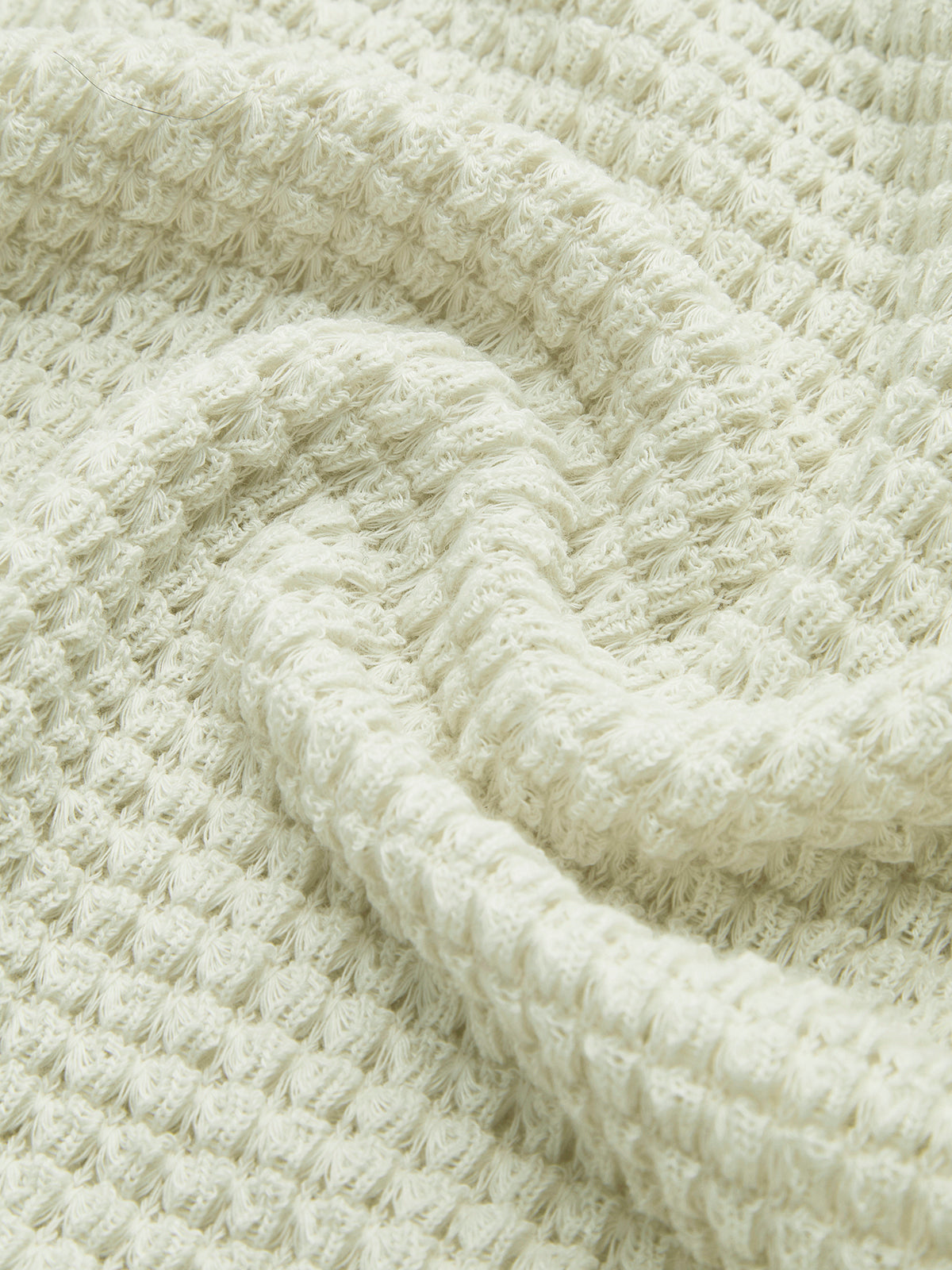 Top gaufré femme col rond manches longues thermique quotidien