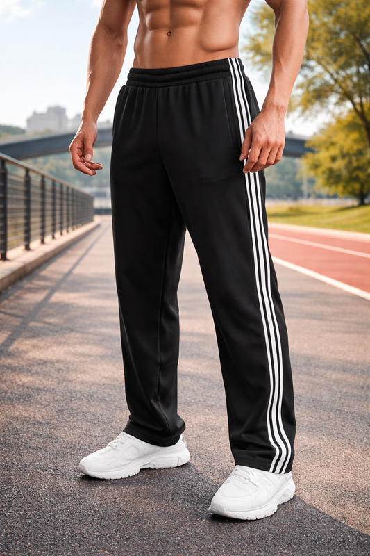 Pánské lehké sportovní kalhoty se šňůrkou, prodyšné, na trénink