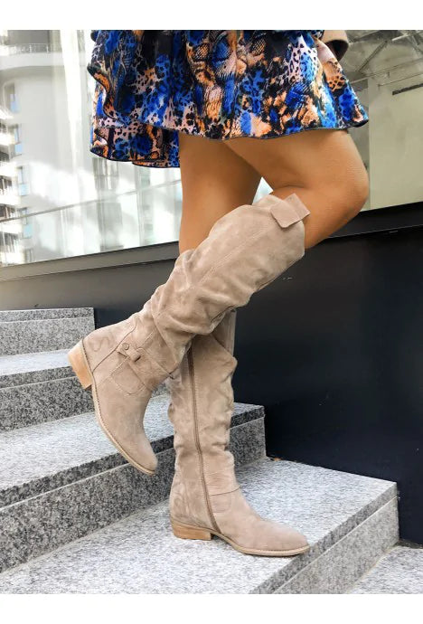 Bottes hautes femme tige longue style moderne confort