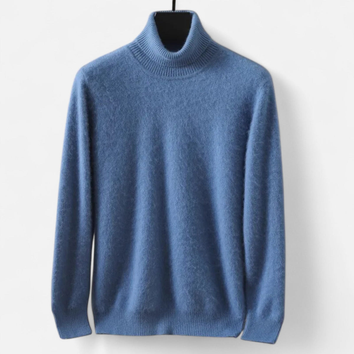 Men’s classic cashmere crew-neck sweater, understated heirloom luxury