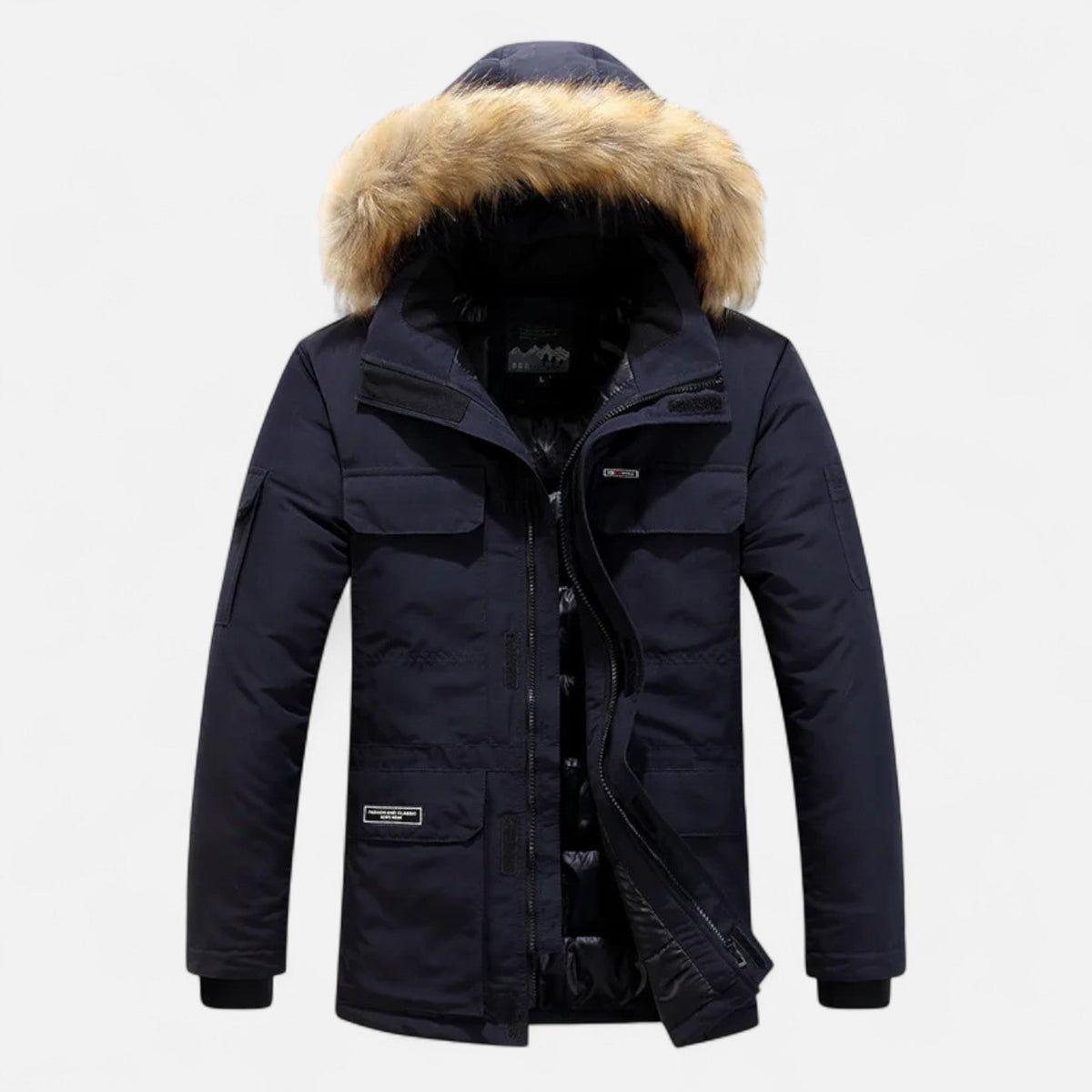 Parka homme duvet hiver capuche doublure polaire Ancienne Monde
