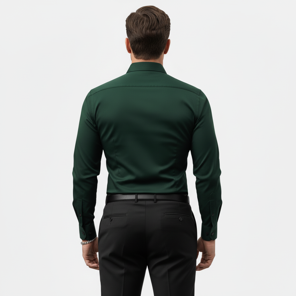 Camicia da uomo slim a maniche lunghe, curata e versatile