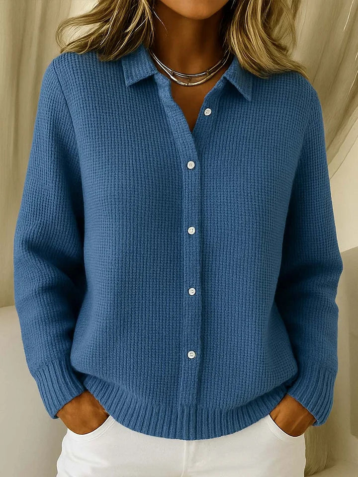 Cardigan da donna in maglia, comodo e oversize