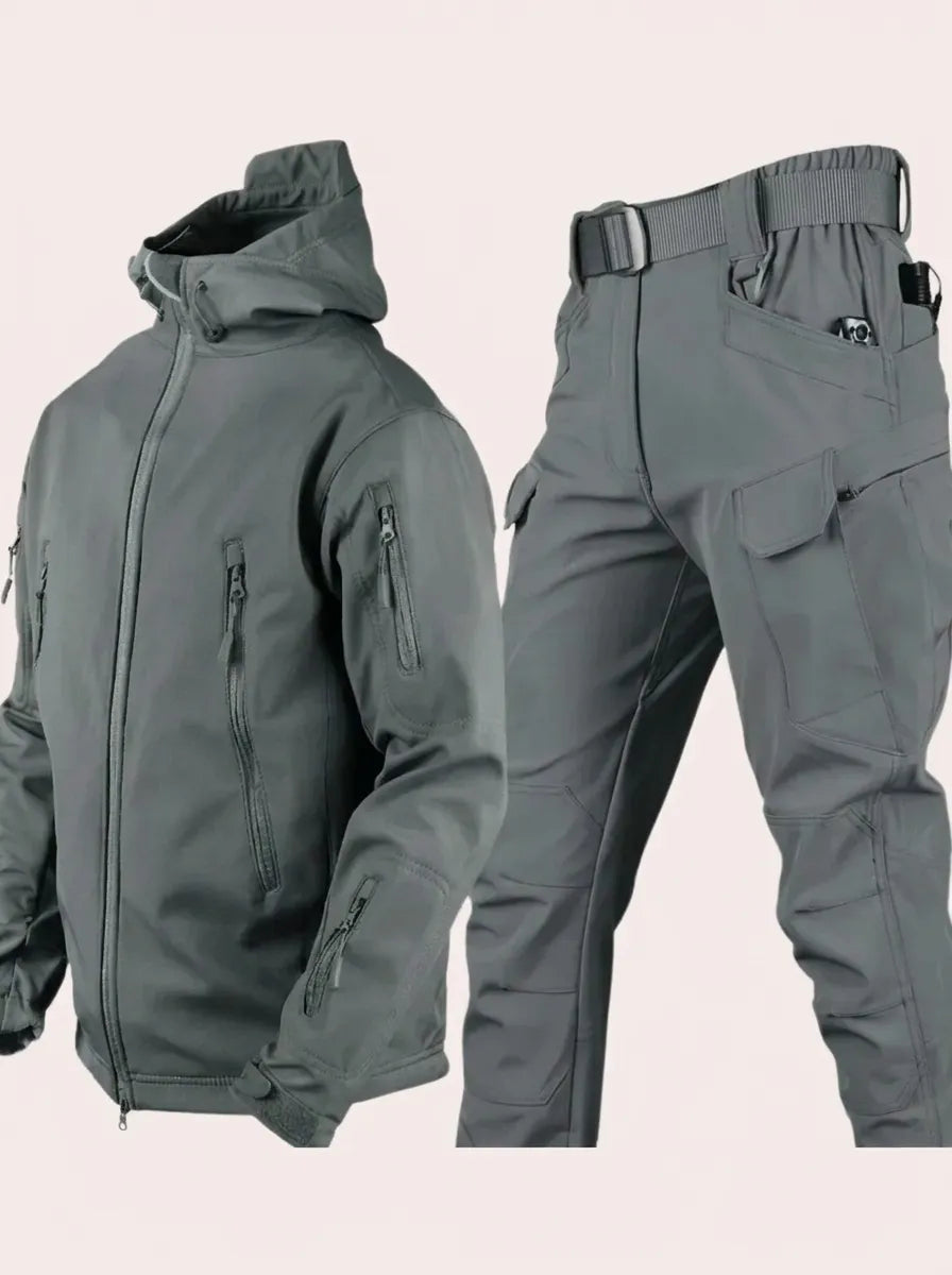 Ensemble homme veste et pantalon hiver chaud coordonné