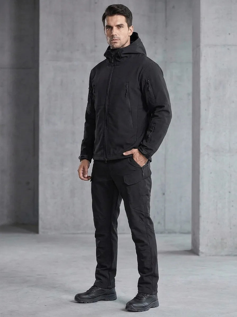 Ensemble homme veste et pantalon hiver chaud coordonné