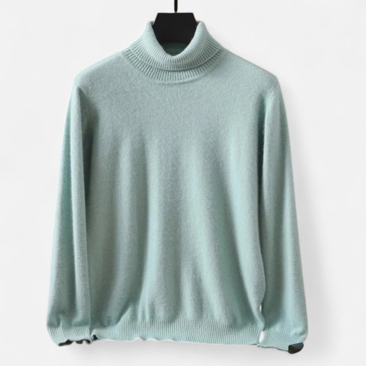 Men’s classic cashmere crew-neck sweater, understated heirloom luxury