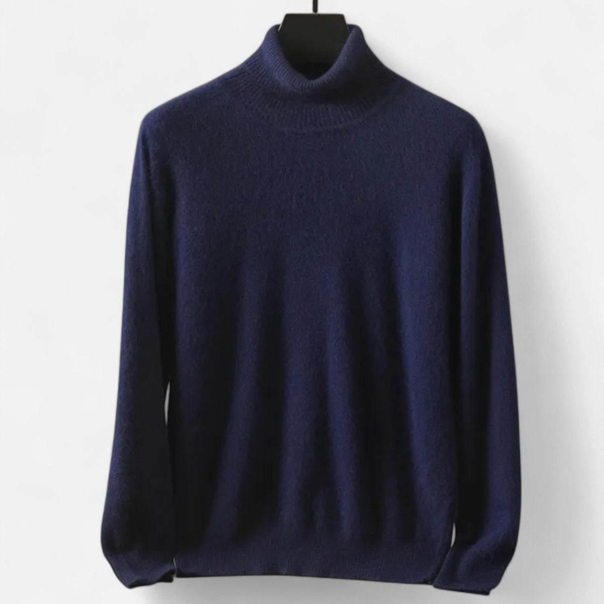 Men’s classic cashmere crew-neck sweater, understated heirloom luxury