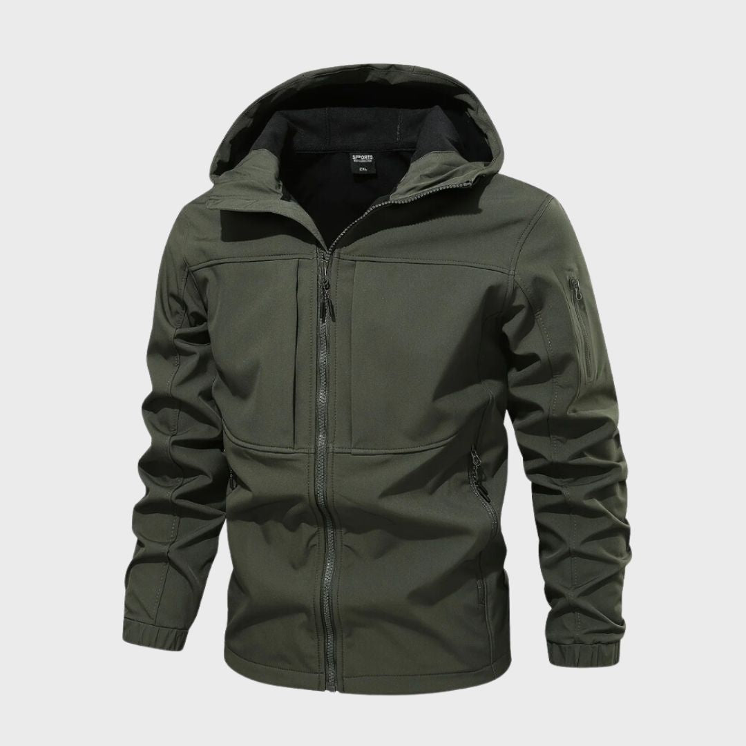Veste softshell homme imperméable coupe-vent design urbain