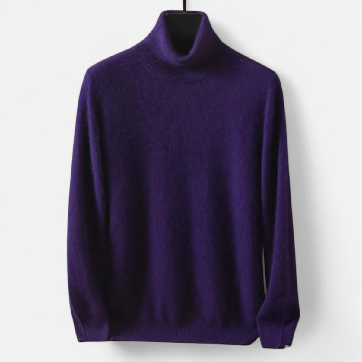 Men’s classic cashmere crew-neck sweater, understated heirloom luxury