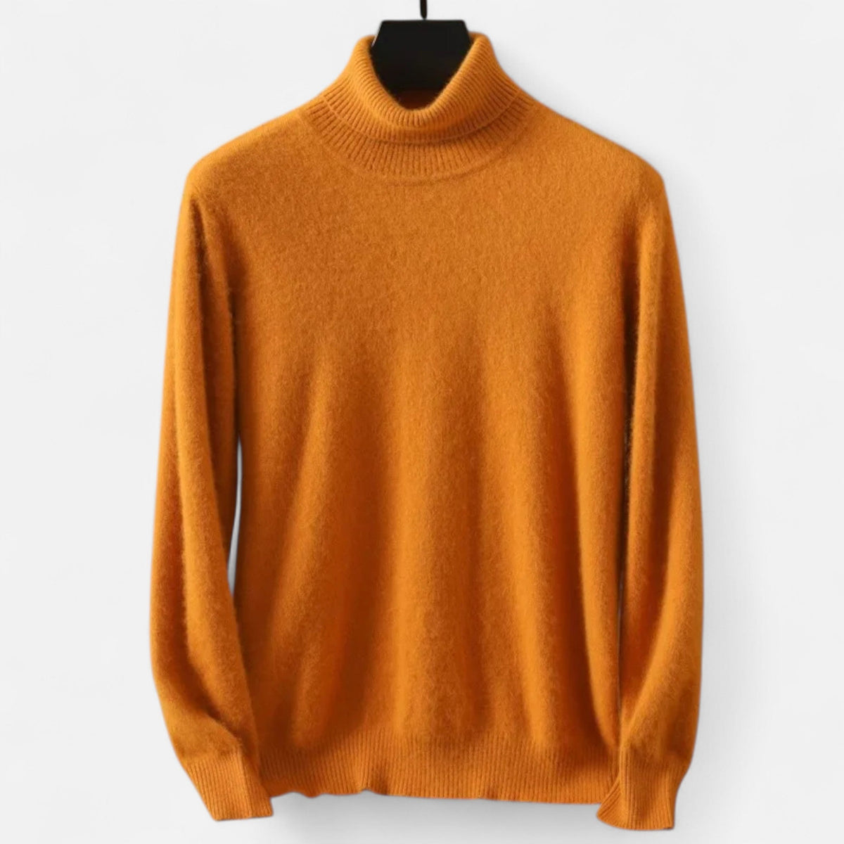 Men’s classic cashmere crew-neck sweater, understated heirloom luxury