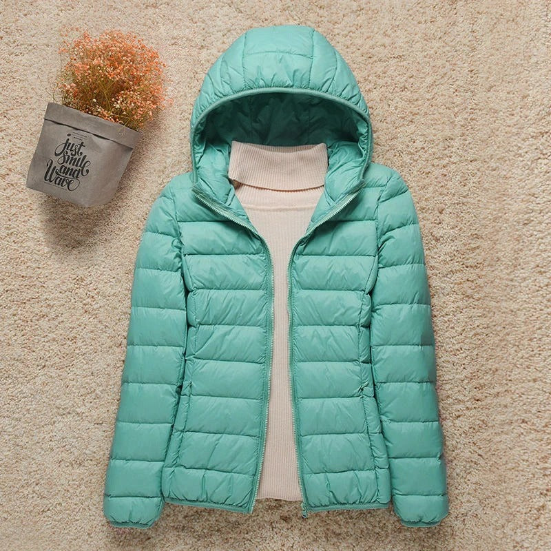 Piumino leggero da donna con isolamento termico, per l’inverno