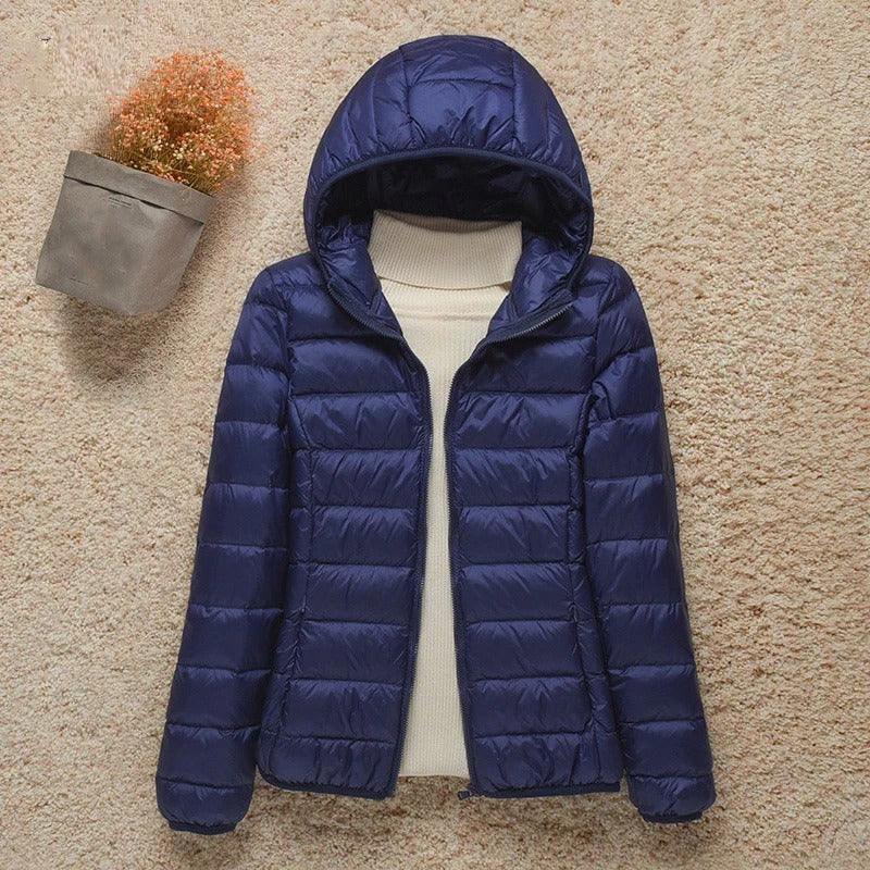 Piumino leggero da donna con isolamento termico, per l’inverno