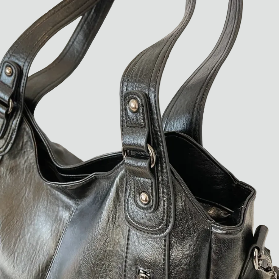 Grand sac femme similicuir bandoulière quotidien bureau voyage