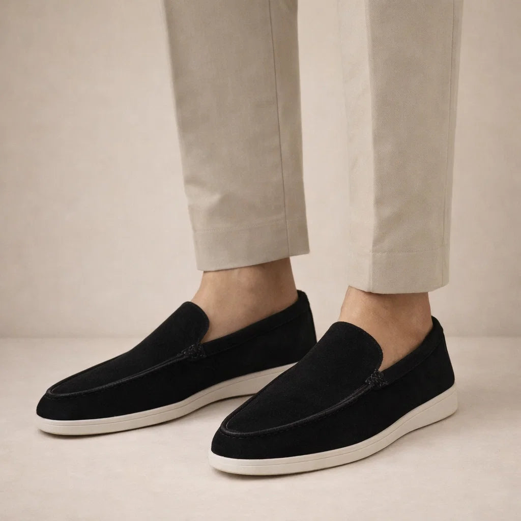 Pánské kožené mokasíny bez tkaniček, ležérní a elegantní do kanceláře