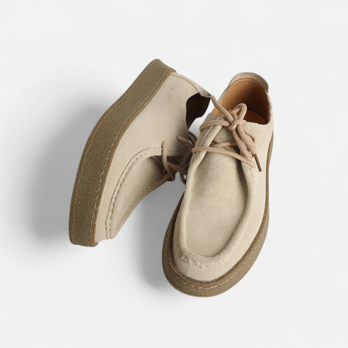 Zapatos Oxford de ante para hombre, de corte refinado y confección artesanal