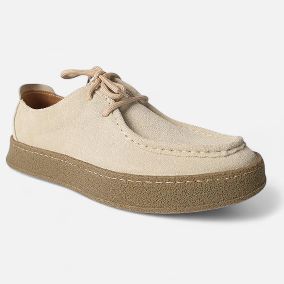Zapatos Oxford de ante para hombre, de corte refinado y confección artesanal