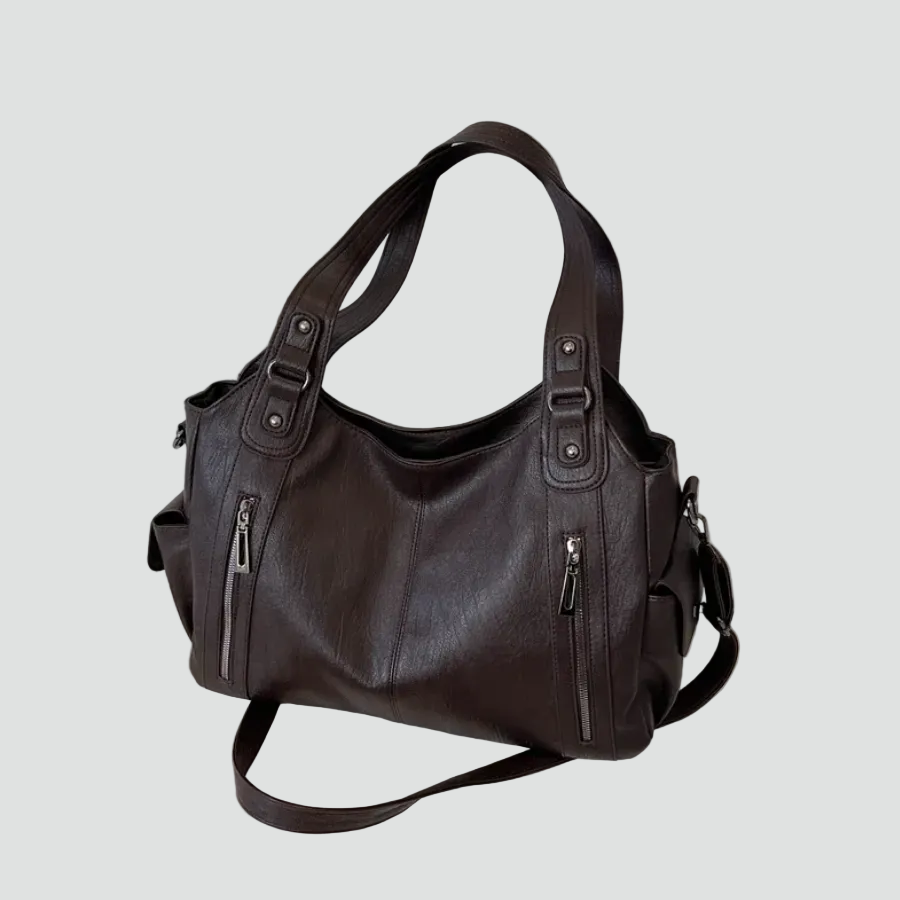 Grand sac femme similicuir bandoulière quotidien bureau voyage