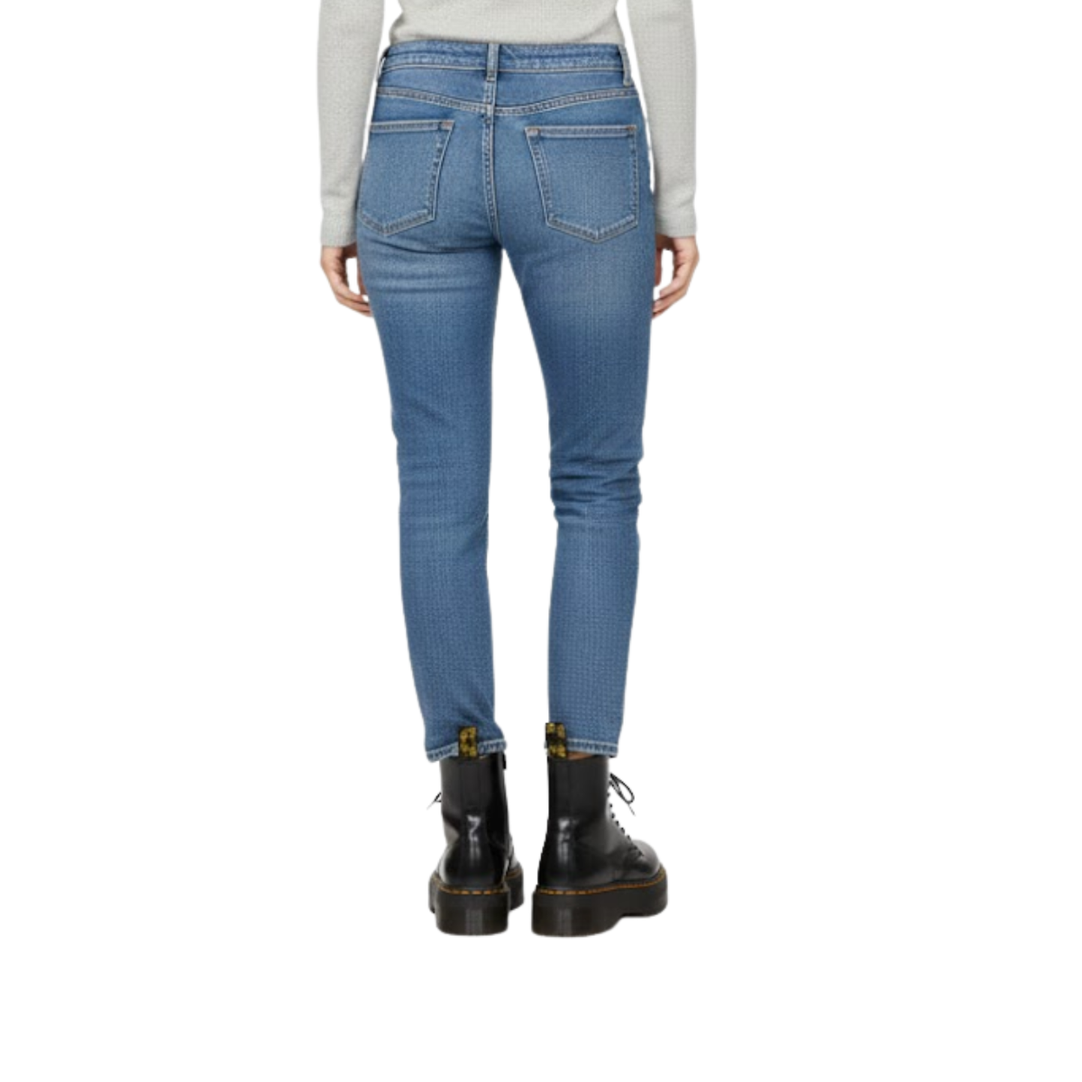 Botas Chelsea de plataforma alta para mujer, de cuero, estilo punk gótico