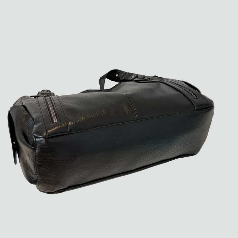 Grand sac femme similicuir bandoulière quotidien bureau voyage