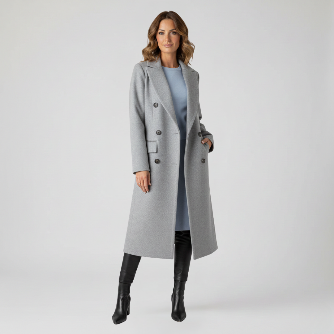 Manteau long élégant Lysa