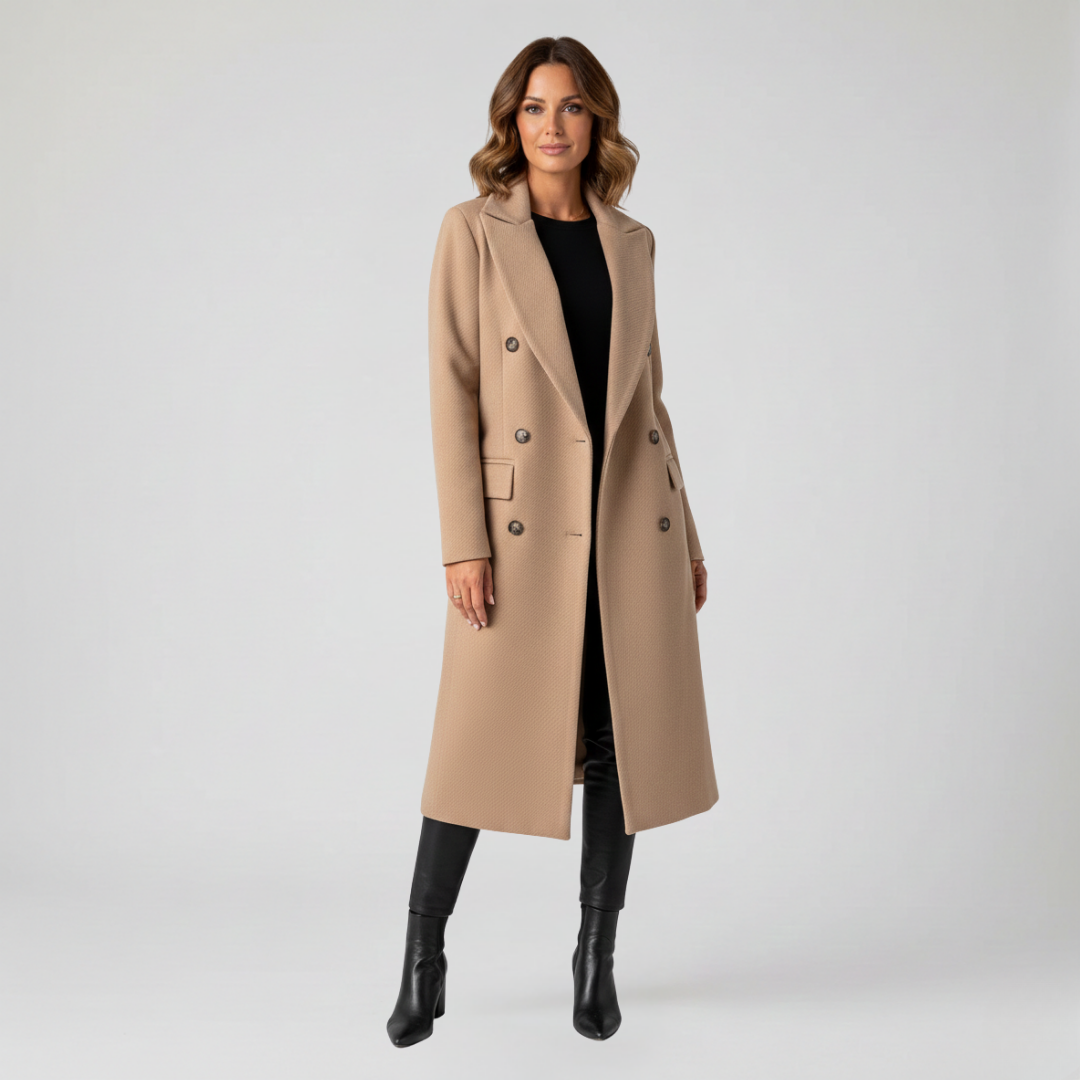 Manteau long élégant Lysa