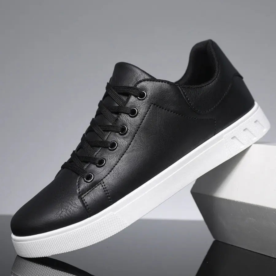 Sneakers Basses Lacées Semelle Contrastée pour Homme