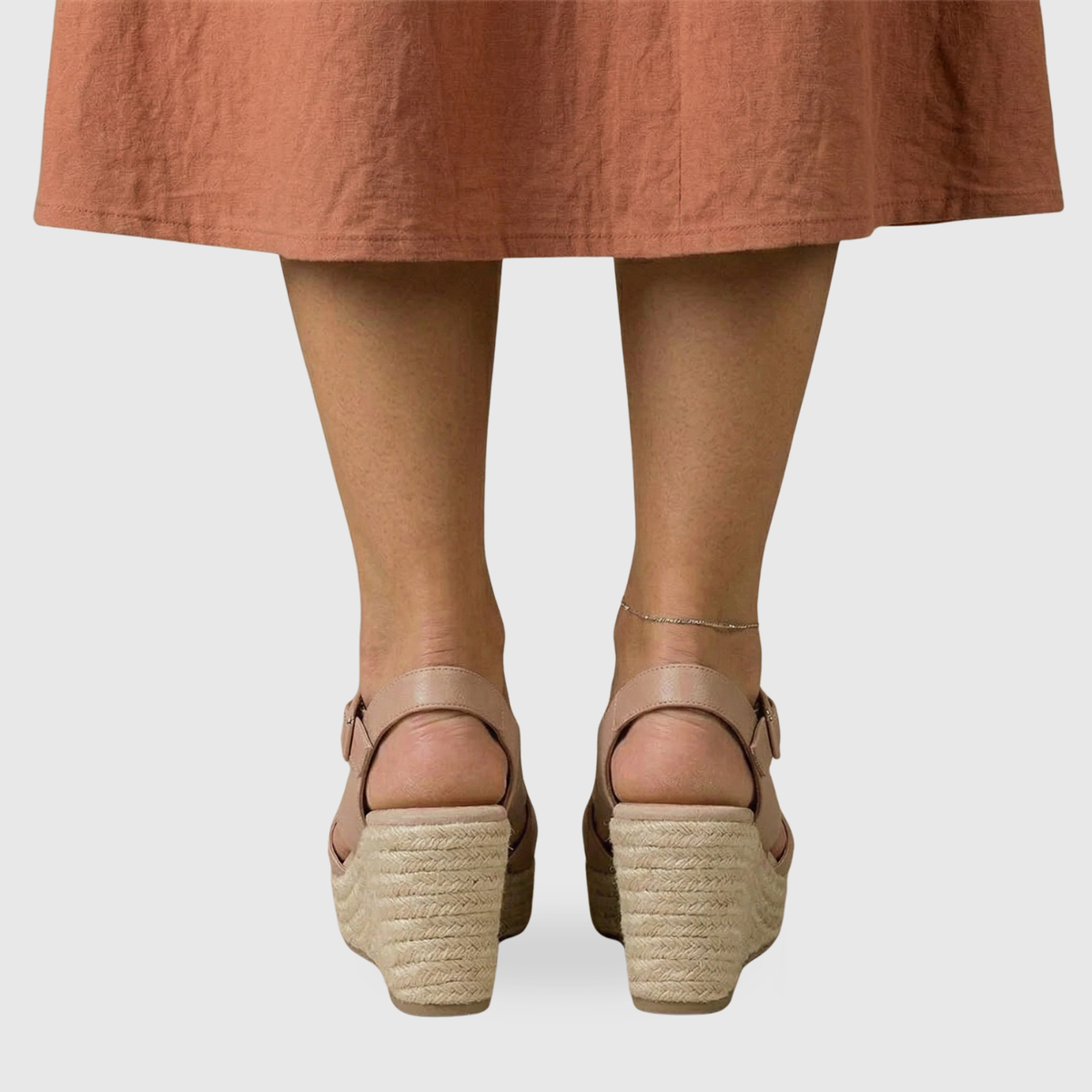 Sandales compensées femme espadrilles à brides croisées semelle confortable