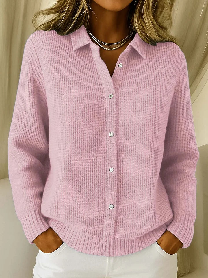 Cardigan da donna in maglia, comodo e oversize