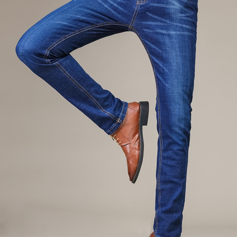Jean Coupe Cintrée Denim Extensible pour Homme