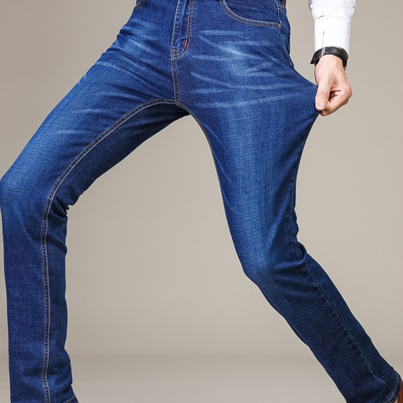 Jean Coupe Cintrée Denim Extensible pour Homme