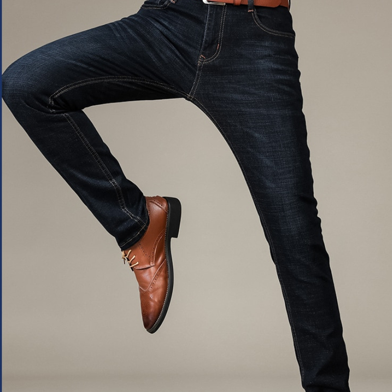 Jean Coupe Cintrée Denim Extensible pour Homme