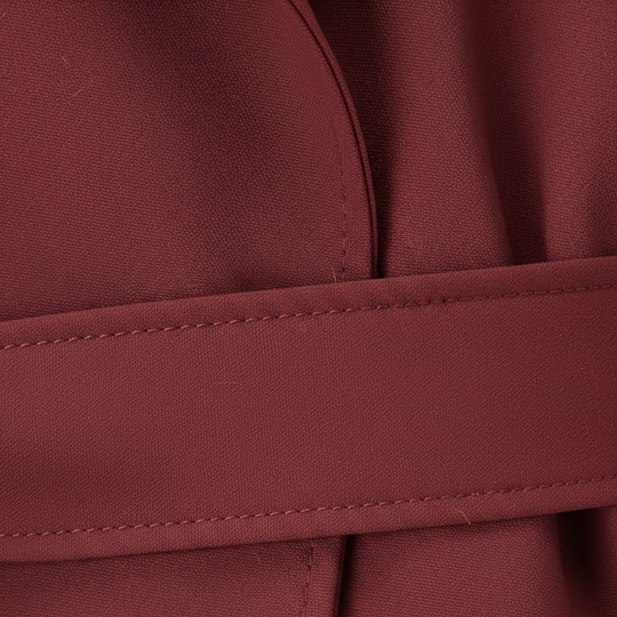 Trench Court Col à Revers Ceinture Nouée pour Femme
