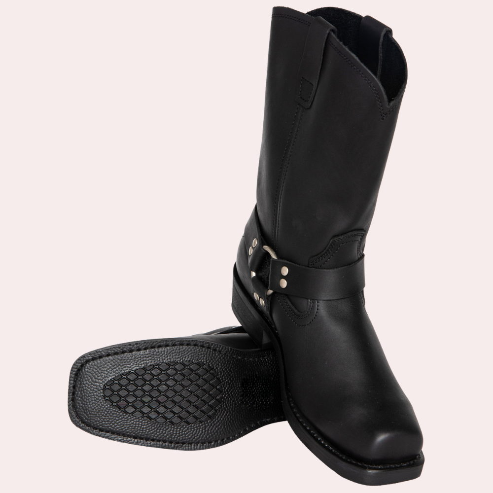 Pánské westernové boty z patinované kůže, autentický rodeový styl