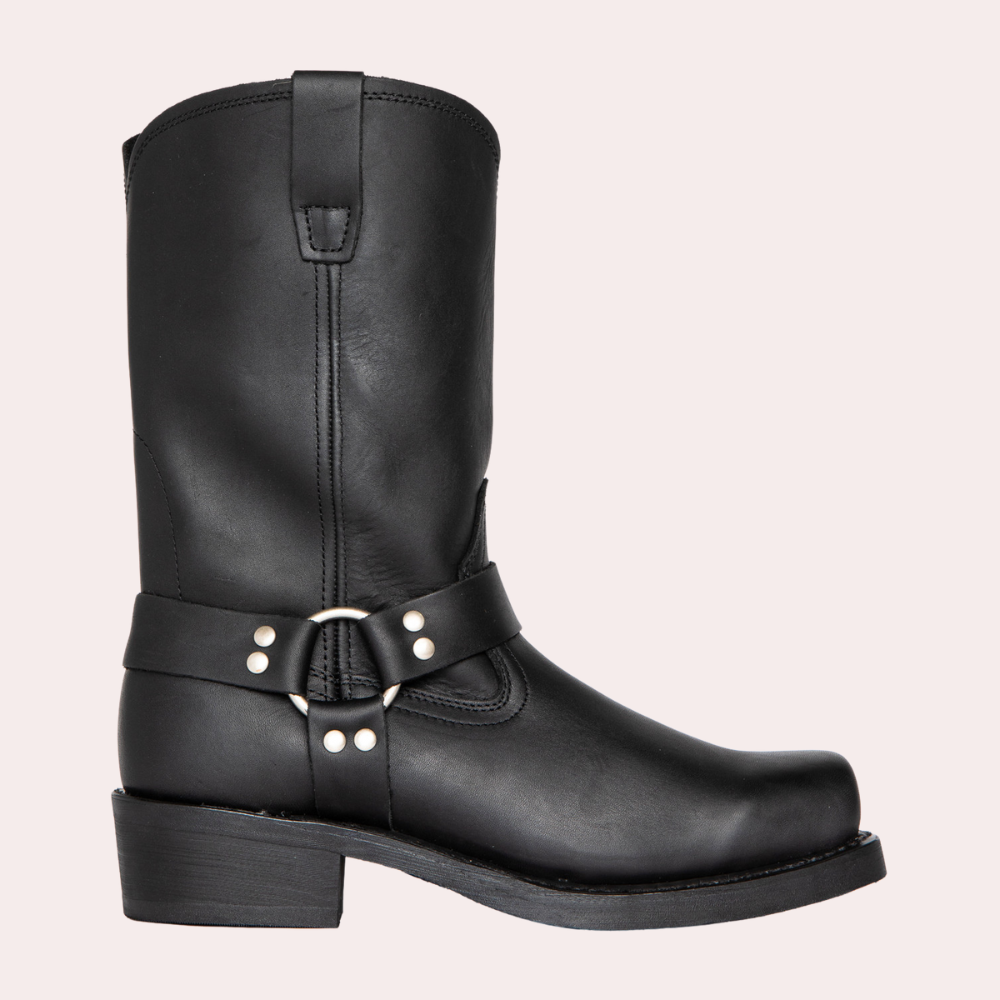 Pánské westernové boty z patinované kůže, autentický rodeový styl