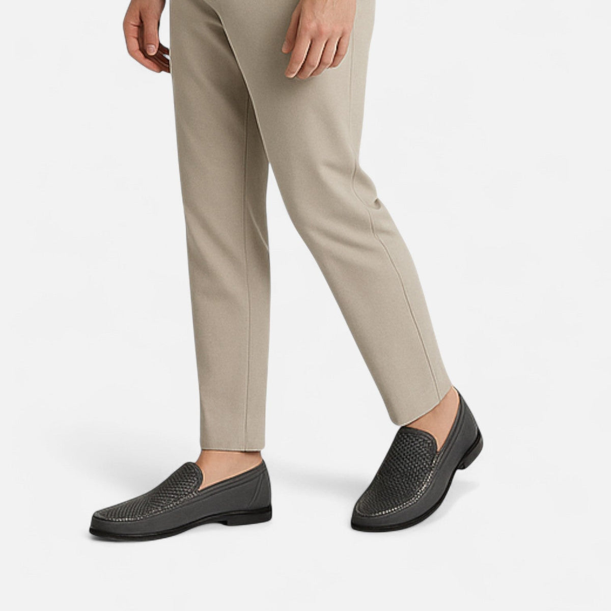 Mocassins homme cuir sans lacets élégants bureau cérémonie